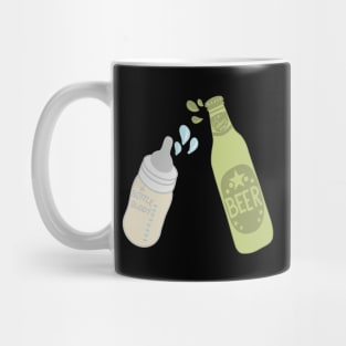 Beer Bottle Drinking Buddy Mug